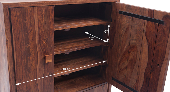 Magellan Shoe Cabinet (Teak Finish)